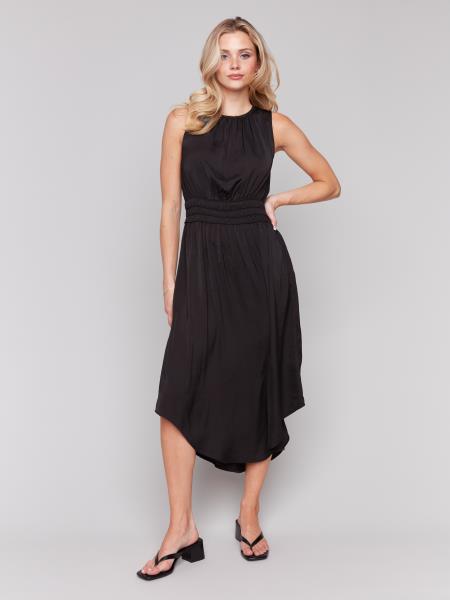Midnight Drift  Charlie B Sleeveless Flowy Dress