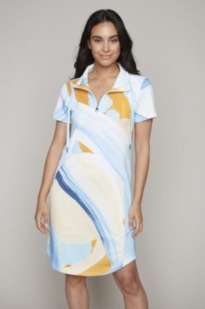 Claire Desjardins Ocean Drift Zip Dress – Canvas to Fashion Collection
