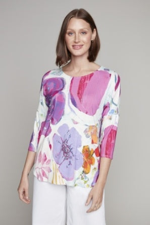Claire Desjardins Violet Bloom Knit Top – Canvas to Fashion Collection