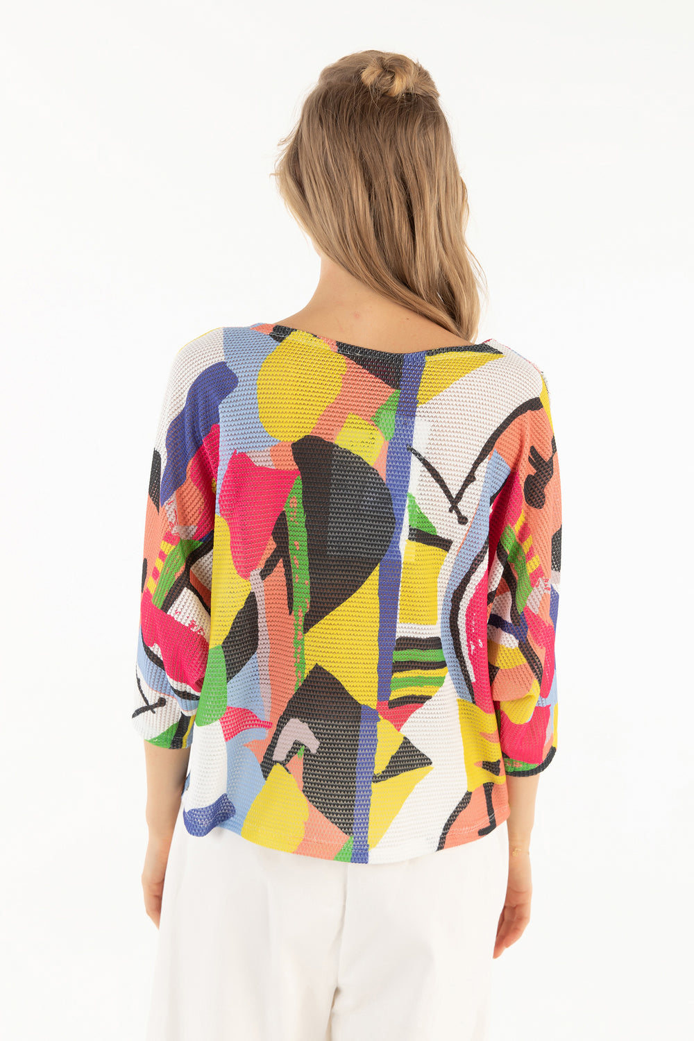 Color Theory Elysee Top – Isle by Melis Kozan front view