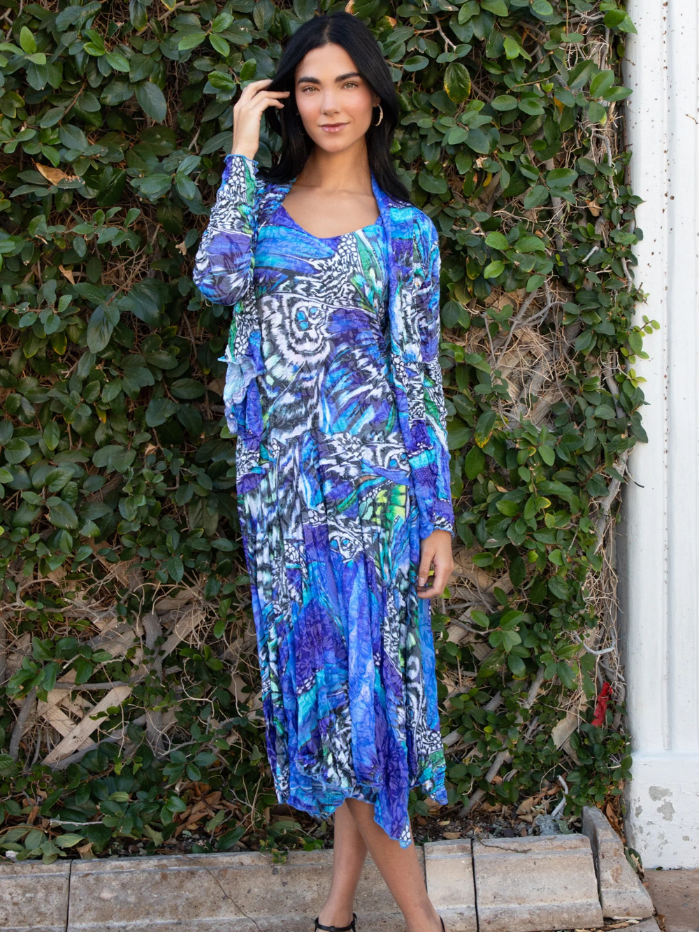 Sapphire Flutter dress 