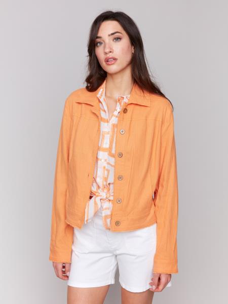 Linene_blended_jacket_color_papaya