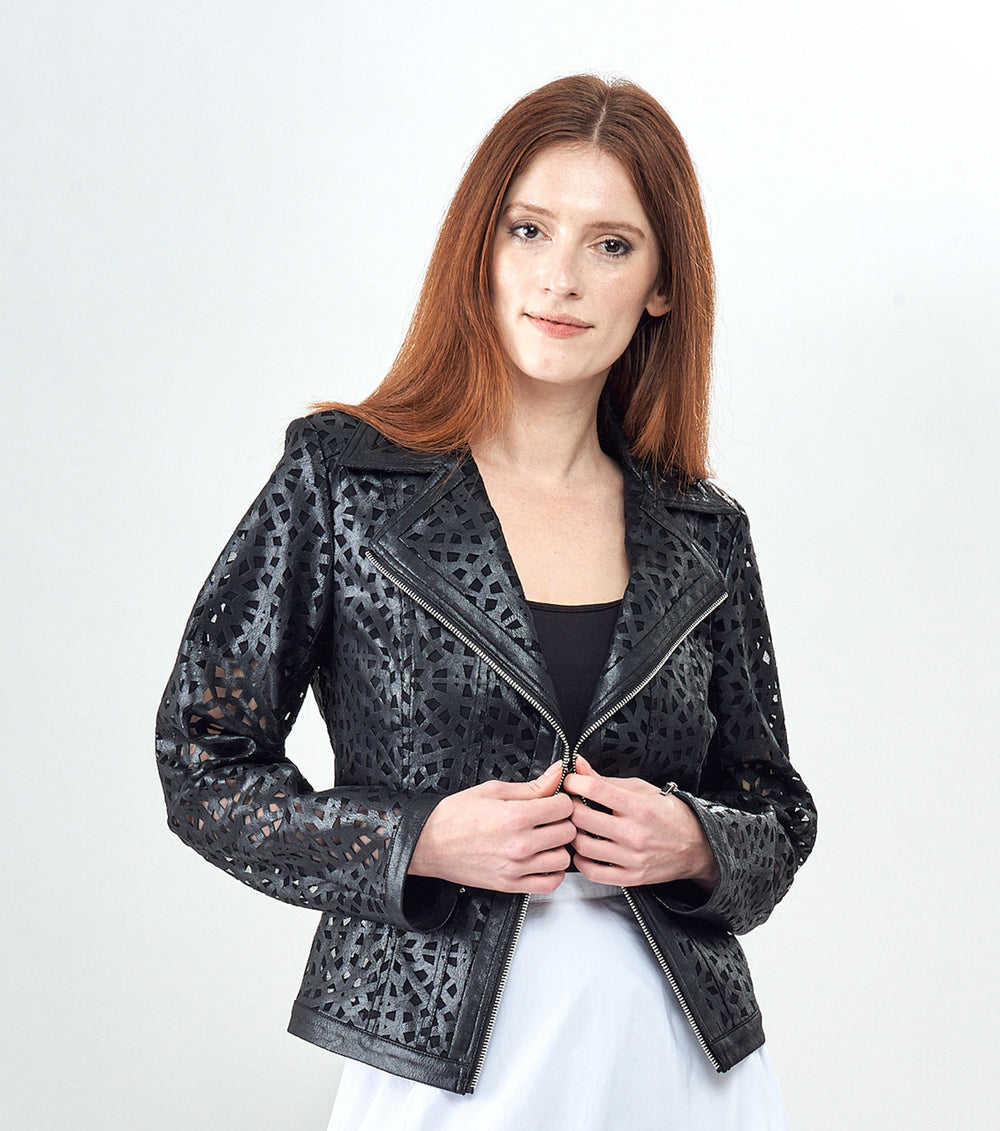 NoveltyJacketBlackVeganLeather