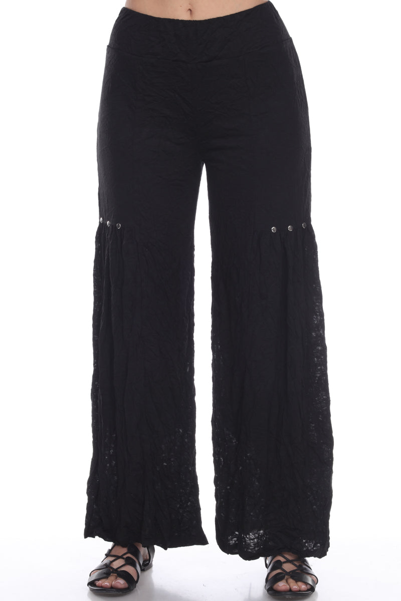 ParisPantwithsilversidebuttonsflowypant.1