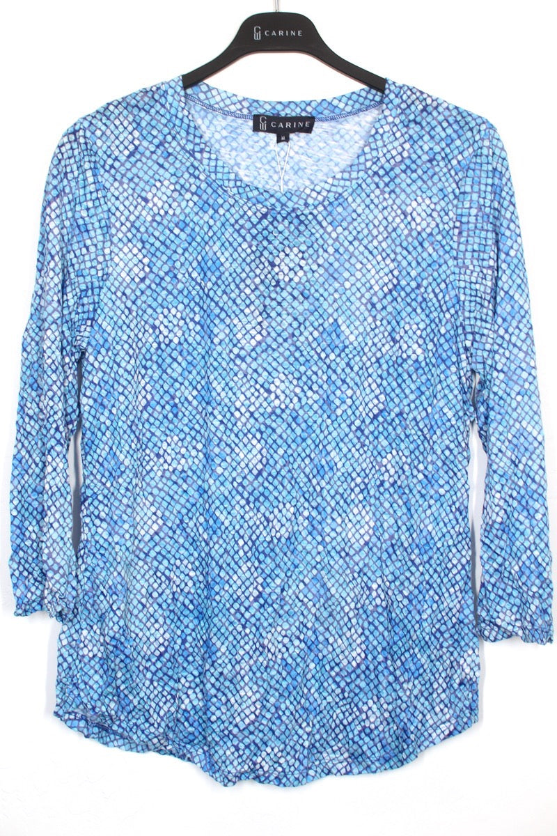 RoundNeckTopBlueTopaz