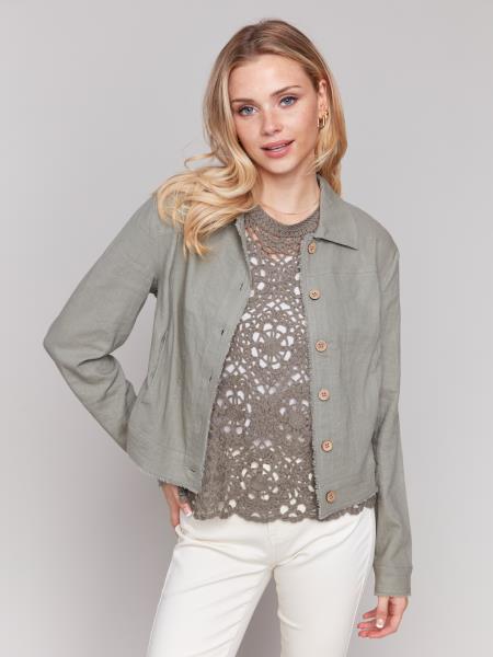 Solid_long_sleeve_jacket_with_fringe_color_celadon