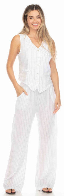 White Sands – Striped Wide Leg Pant by Flora Ashley